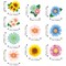 30 Pieces Flowers Butterfly Hanging Swirl Decorations, Spring Summer Sunflower Baby Shower Decor for Women Kids Birthday Easter Party Baby Shower Mother's Day Wedding Supplies (Flower)
